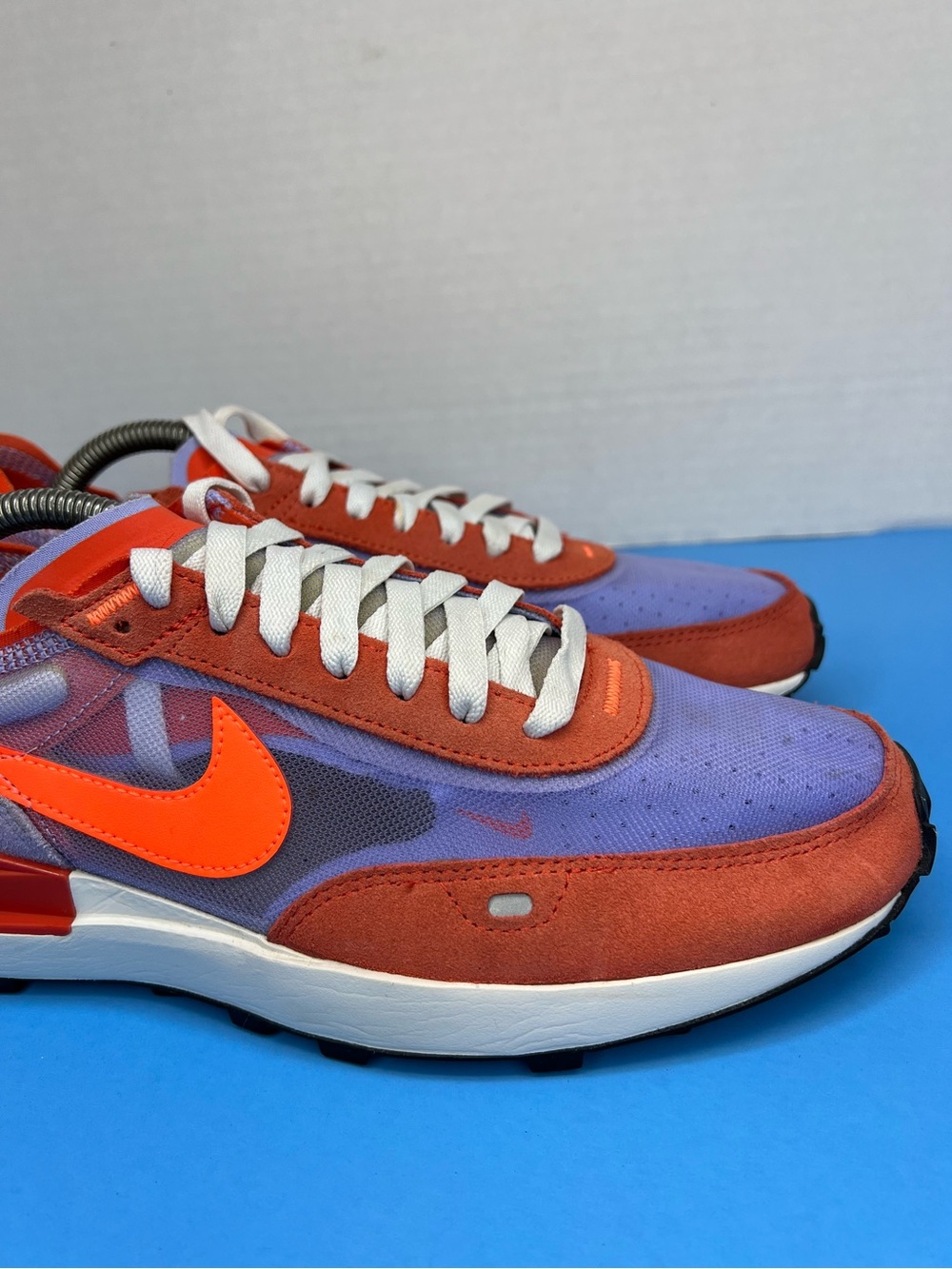 Women’s Nike Waffle One Team Orange Sz 10 NO INSOLES DC2533-800 Like New No Box - Picture 8 of 16